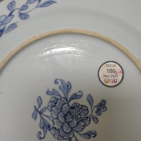 古玩陶瓷清康熙西廂記青花盤一對拍賣，當(dāng)前價格8000元