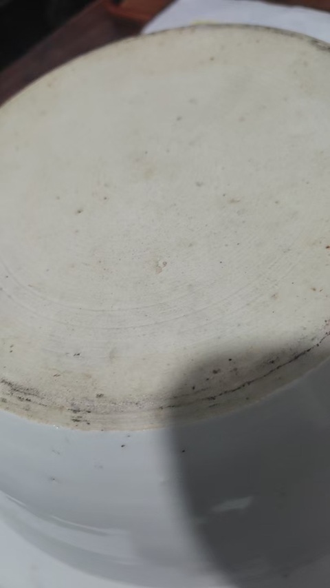 古玩陶瓷民國粉彩人物故事紋凈手盆真品鑒賞圖