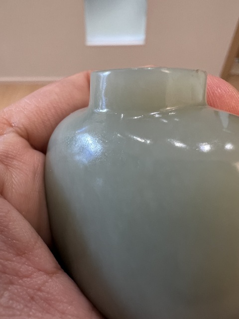 古玩玉器和田玉鼻煙壺真品鑒賞圖