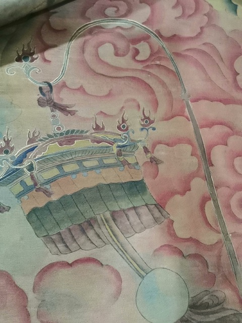 古玩字畫佚名工筆重彩道釋畫真品鑒賞圖