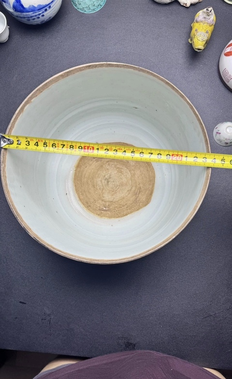 古玩陶瓷青花福祿壽缸真品鑒賞圖