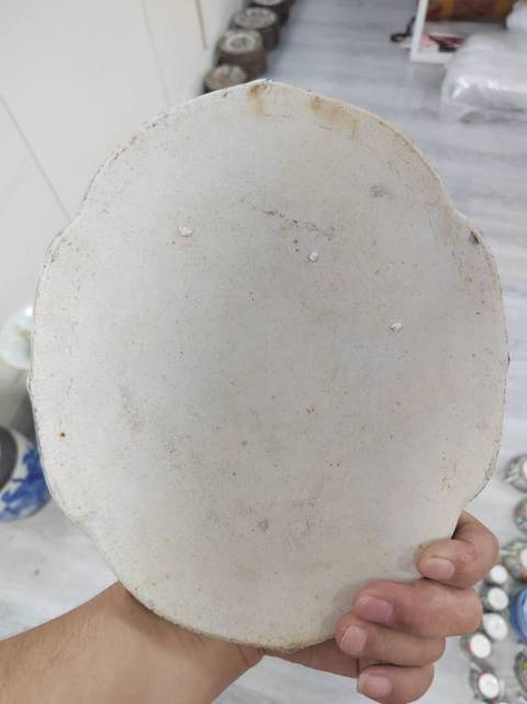 古玩陶瓷廣彩人物花卉海棠盤拍賣，當(dāng)前價(jià)格3588元