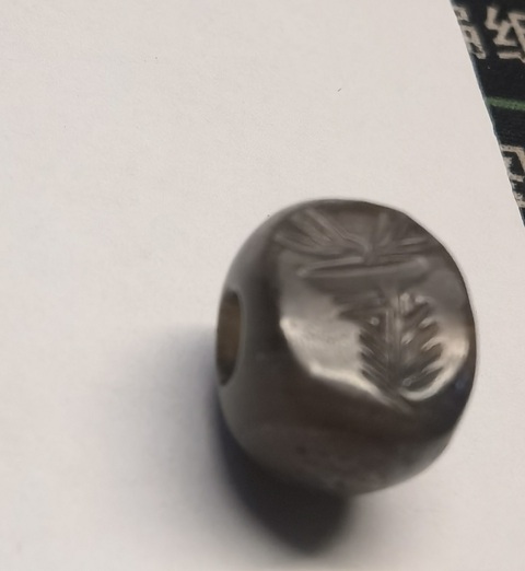 古玩玉器仿薩珊瑪瑙印真品鑒賞圖