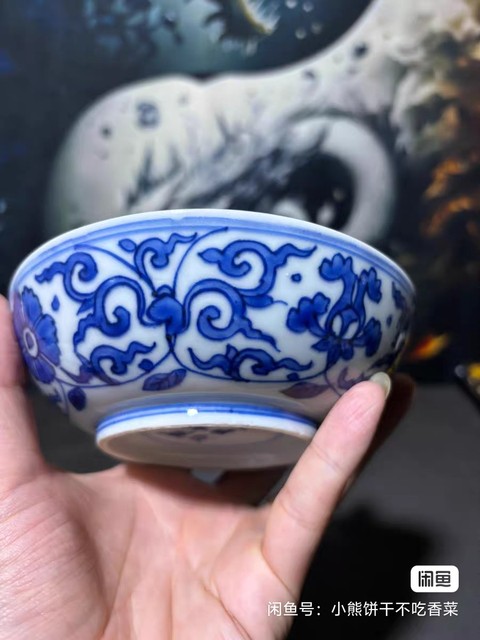 古玩陶瓷青花盤真品鑒賞圖