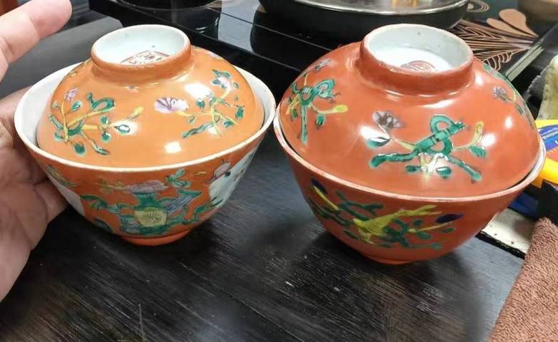 古玩陶瓷暗八仙無柄壺真品鑒賞圖