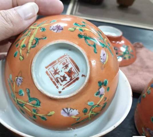 古玩陶瓷暗八仙無柄壺真品鑒賞圖
