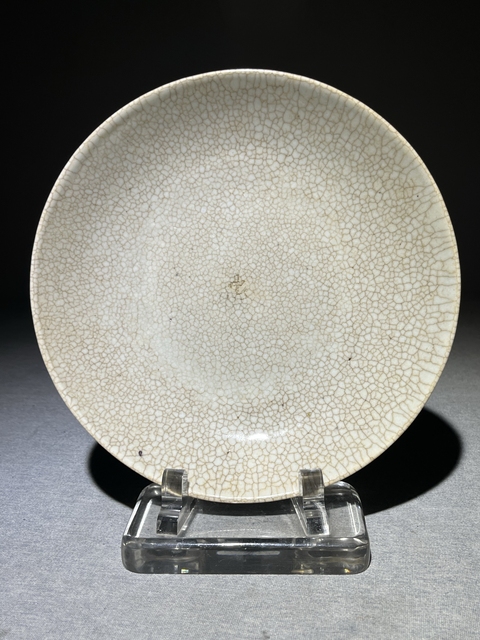 古玩陶瓷哥釉大盤拍賣，當前價格998元
