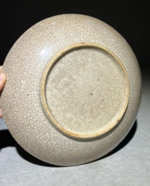 古玩陶瓷哥釉大盤拍賣，當前價格998元