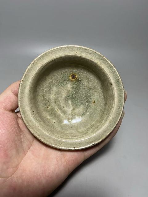 古玩陶瓷青釉洗真品鑒賞圖