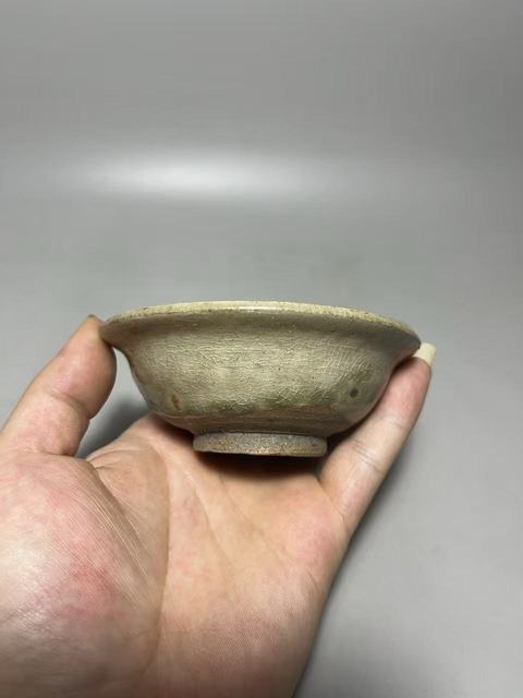 古玩陶瓷青釉洗真品鑒賞圖