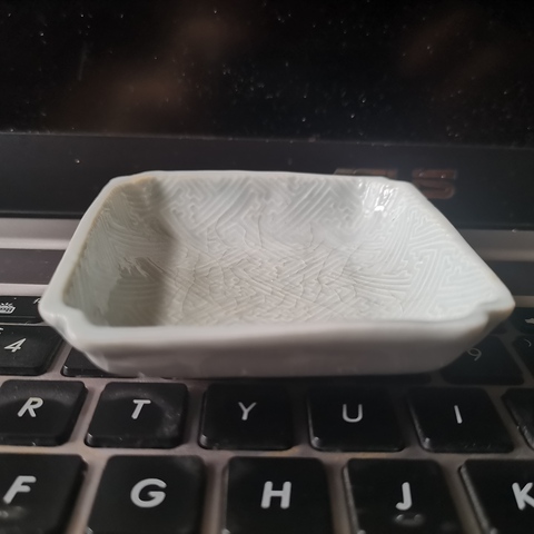 古玩陶瓷德化白釉盤真品鑒賞圖