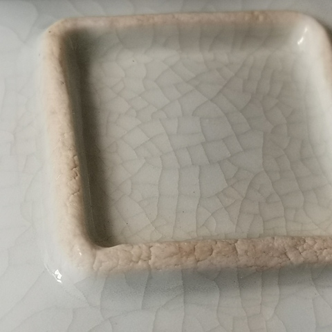 古玩陶瓷德化白釉盤真品鑒賞圖