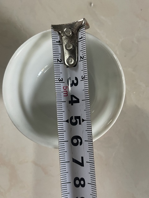 古玩陶瓷民國 粉彩百花不落地開窗山水杯真品鑒賞圖