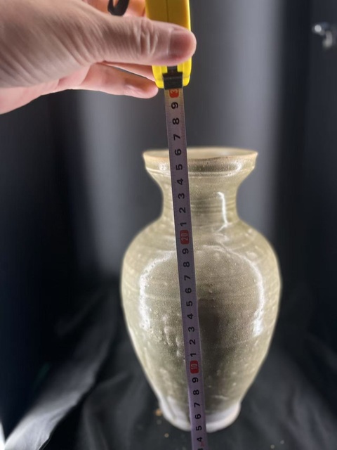 古玩陶瓷盤口青瓷瓶真品鑒賞圖