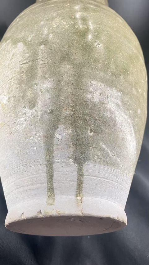 古玩陶瓷盤口青瓷瓶真品鑒賞圖