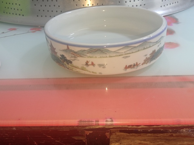 古玩陶瓷粉彩山水人物水洗真品鑒賞圖