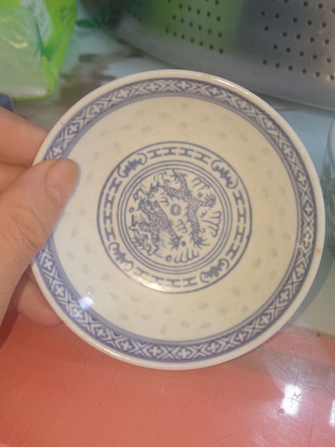 古玩陶瓷粉彩山水人物水洗真品鑒賞圖