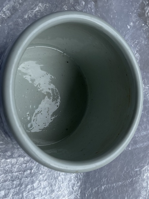 古玩陶瓷青花雙龍戲珠紋香爐真品鑒賞圖