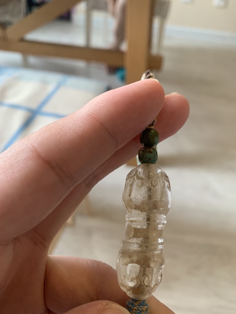 古玩玉器水晶珠子真品鑒賞圖