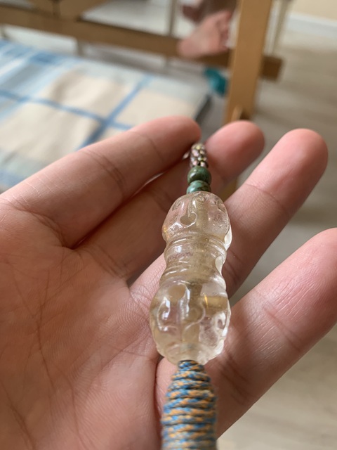 古玩玉器水晶珠子真品鑒賞圖