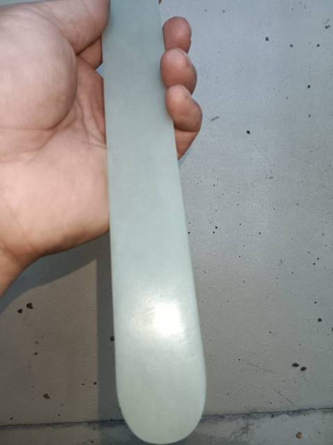 古玩玉器扁方真品鑒賞圖