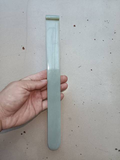 古玩玉器扁方真品鑒賞圖