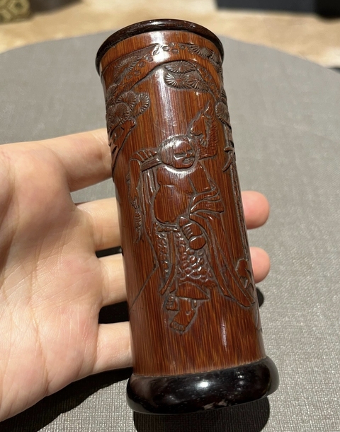 古玩雜項竹刻真品鑒賞圖