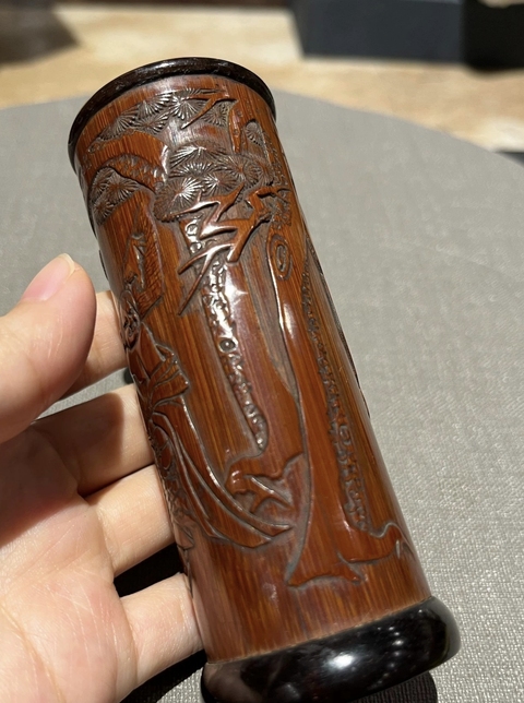 古玩雜項竹刻真品鑒賞圖