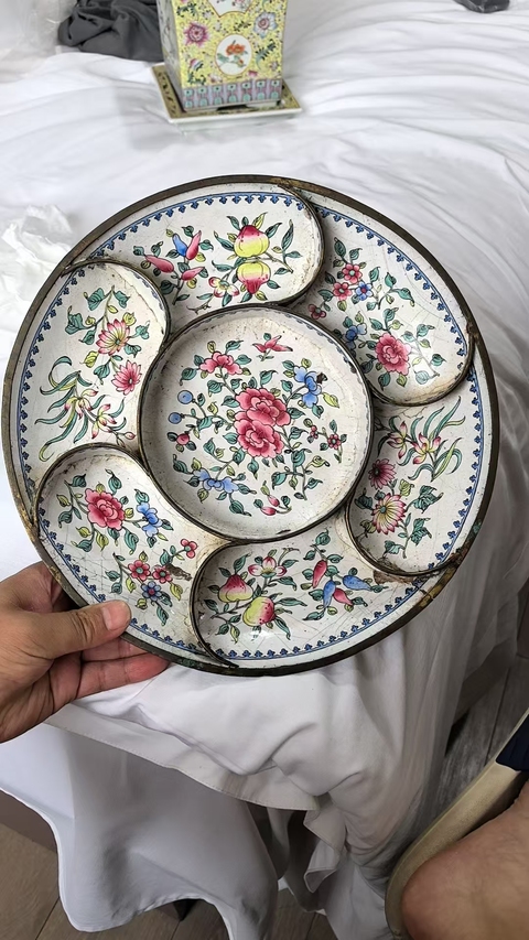 古玩雜項盤真品鑒賞圖
