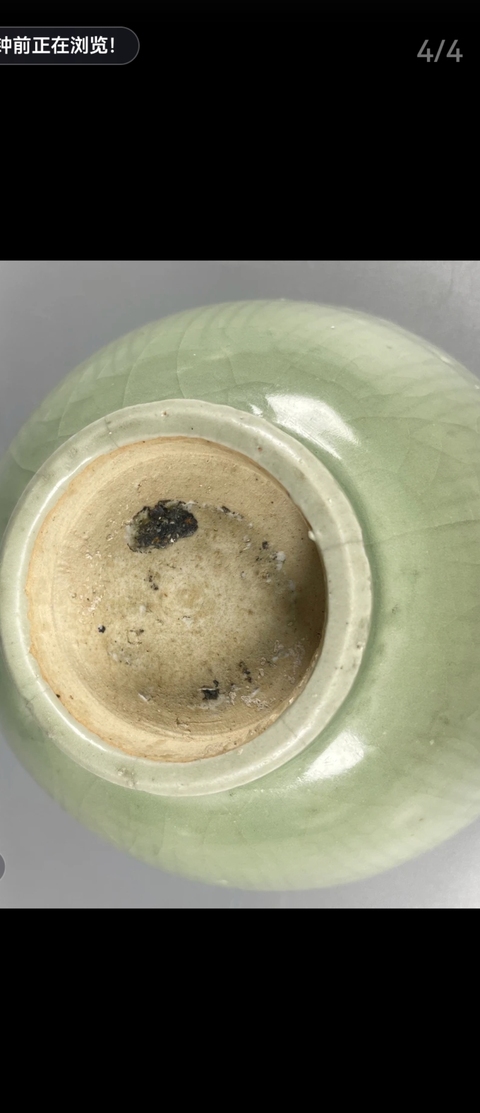 古玩陶瓷龍泉青瓷刻花碗真品鑒賞圖