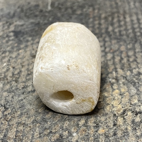古玩陶瓷漢白玉珠子真品鑒賞圖