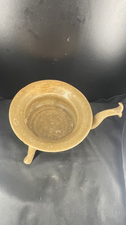 古玩陶瓷青瓷三足匜真品鑒賞圖