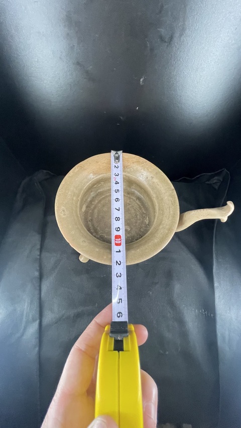 古玩陶瓷青瓷三足匜真品鑒賞圖