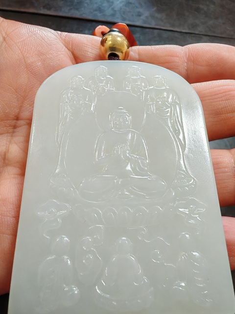 古玩玉器佛牌子真品鑒賞圖