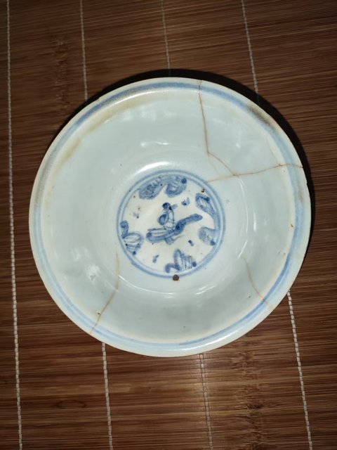 古玩陶瓷青花人物故事紋茶碗，平臺(tái)不允許估價(jià)真品鑒賞圖