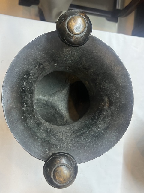 古玩銅器銅斝真品鑒賞圖