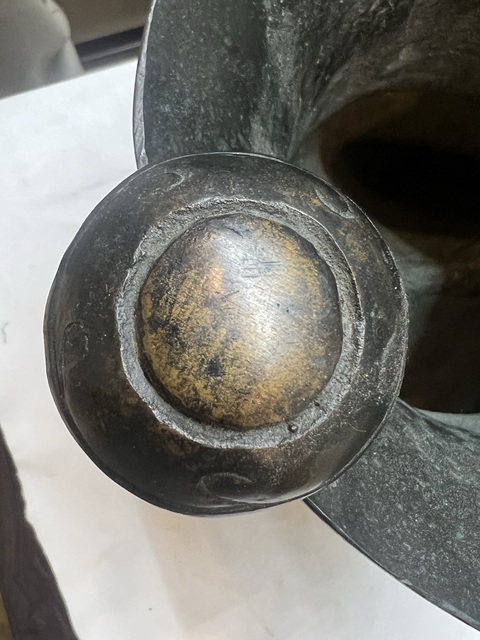 古玩銅器銅斝真品鑒賞圖