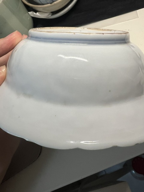 古玩陶瓷青花印花盤真品鑒賞圖