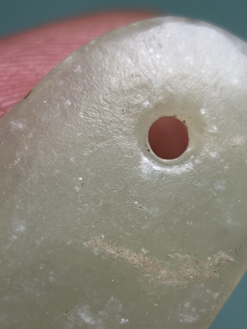 古玩玉器紅山勾形佩真品鑒賞圖