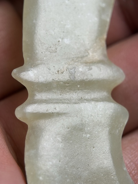 古玩玉器紅山勾形佩真品鑒賞圖
