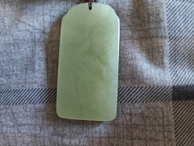 古玩玉器關公牌子真品鑒賞圖