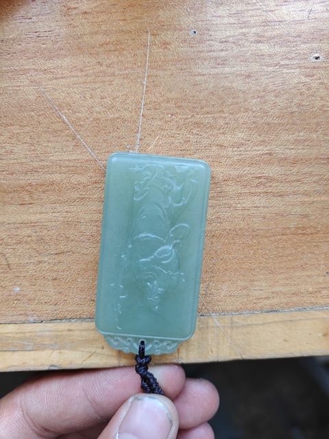 古玩玉器關公牌子真品鑒賞圖