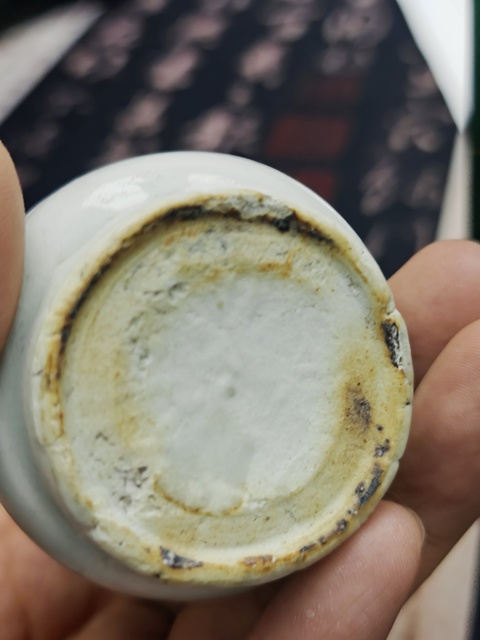 古玩陶瓷湖田窯長頸瓶標本真品鑒賞圖