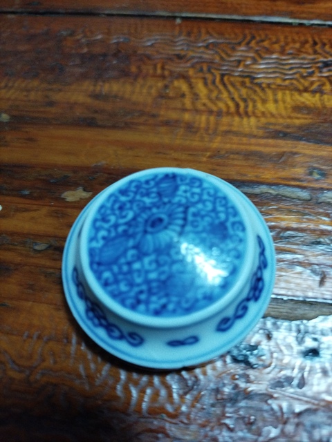 古玩陶瓷青花蓋子真品鑒賞圖