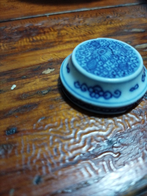 古玩陶瓷青花蓋子真品鑒賞圖