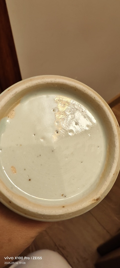 古玩陶瓷清早期鐵線描人物紋瓶真品鑒賞圖