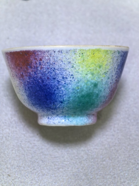 古玩陶瓷桃花洞釉杯真品鑒賞圖
