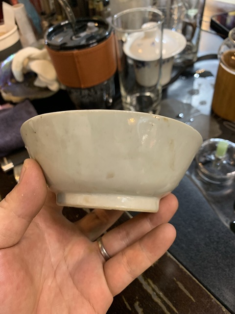 古玩陶瓷白釉大碗真品鑒賞圖