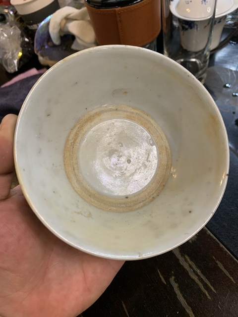 古玩陶瓷白釉大碗真品鑒賞圖