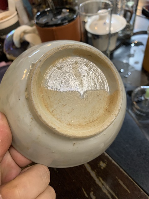 古玩陶瓷白釉大碗真品鑒賞圖